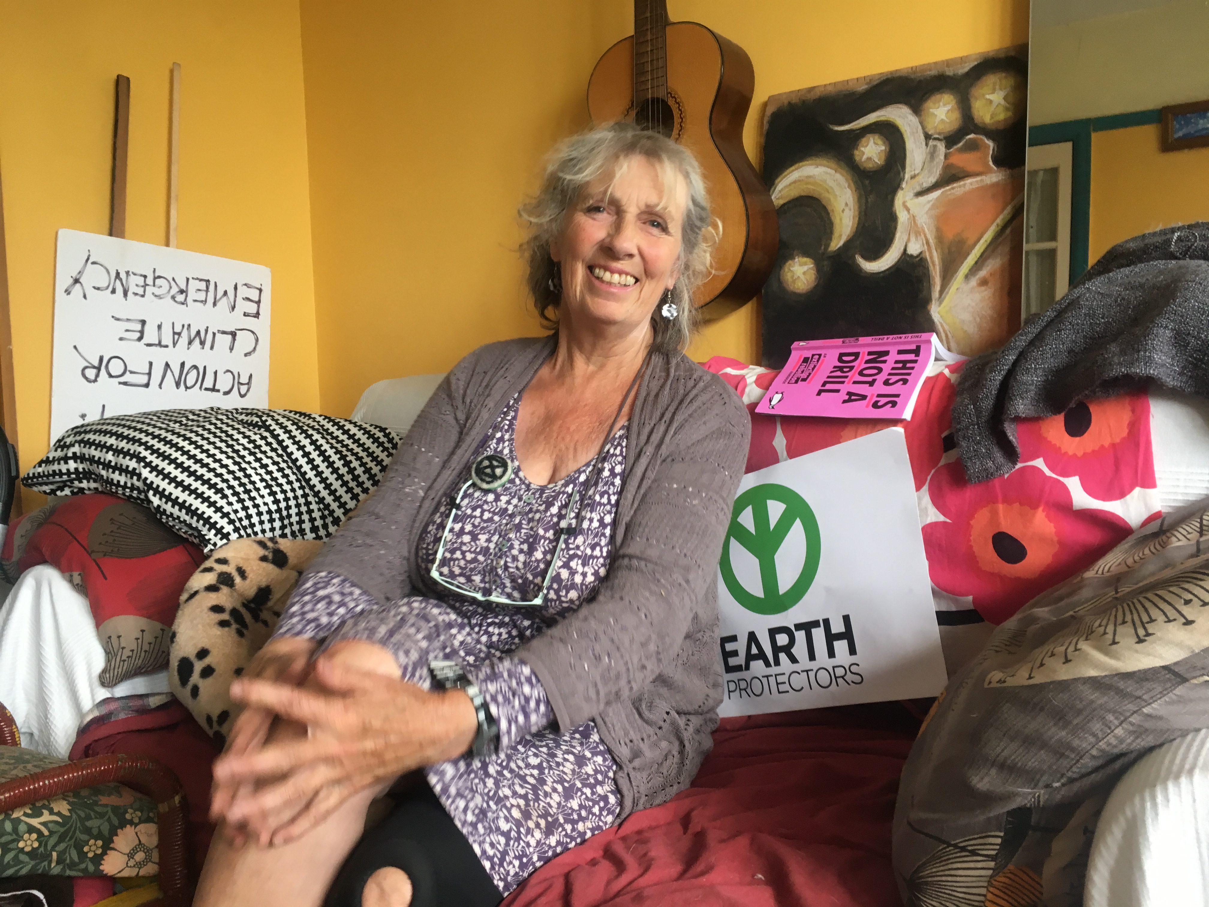 Marcea, my Airbnb host, a delightful climate activist