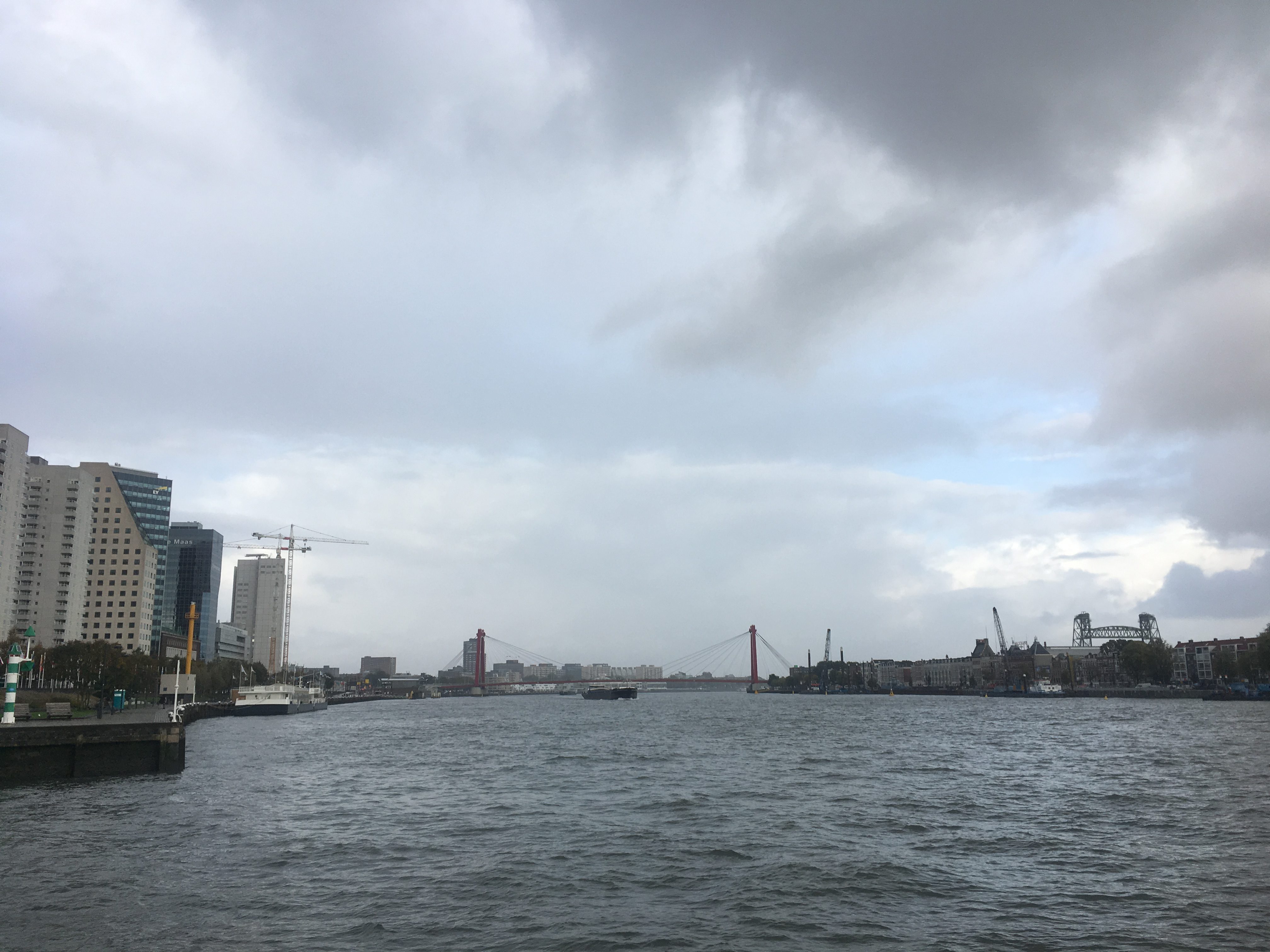 Rotterdam harbour is one of the biggest in the world