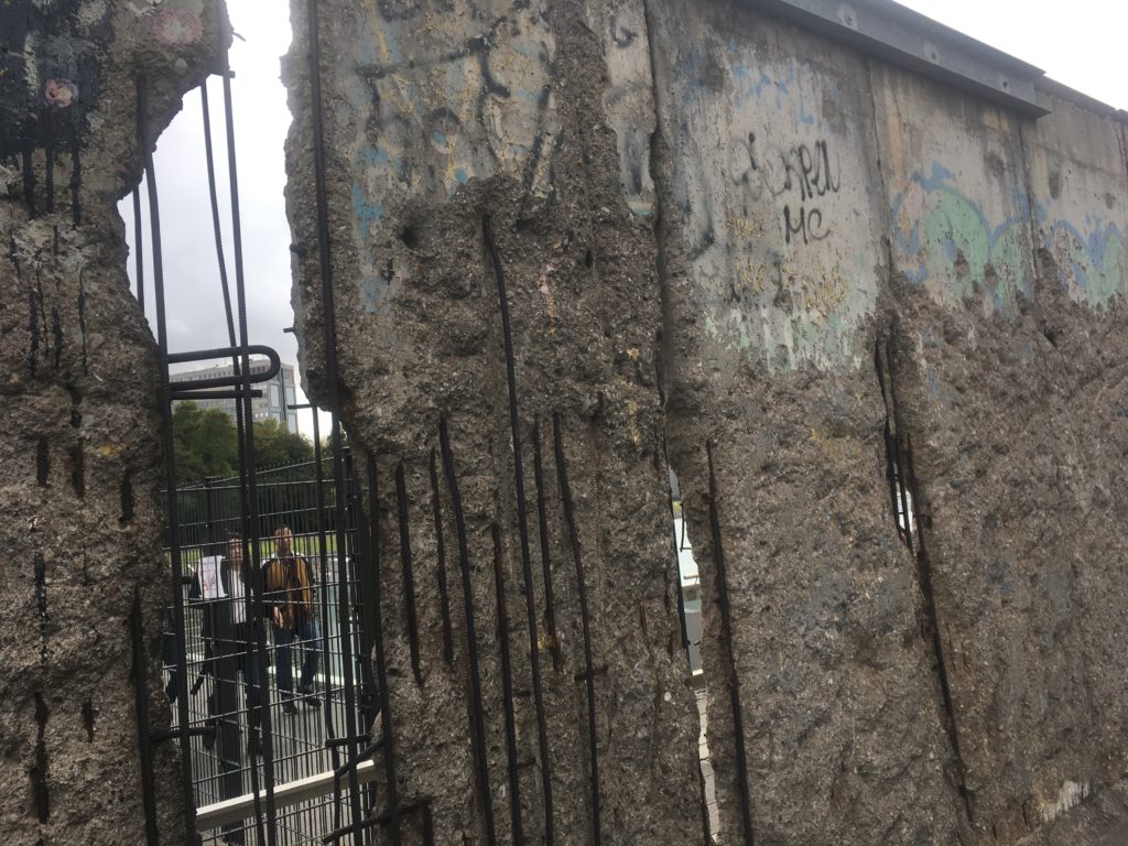 The Berlin wall seems so flimsy now