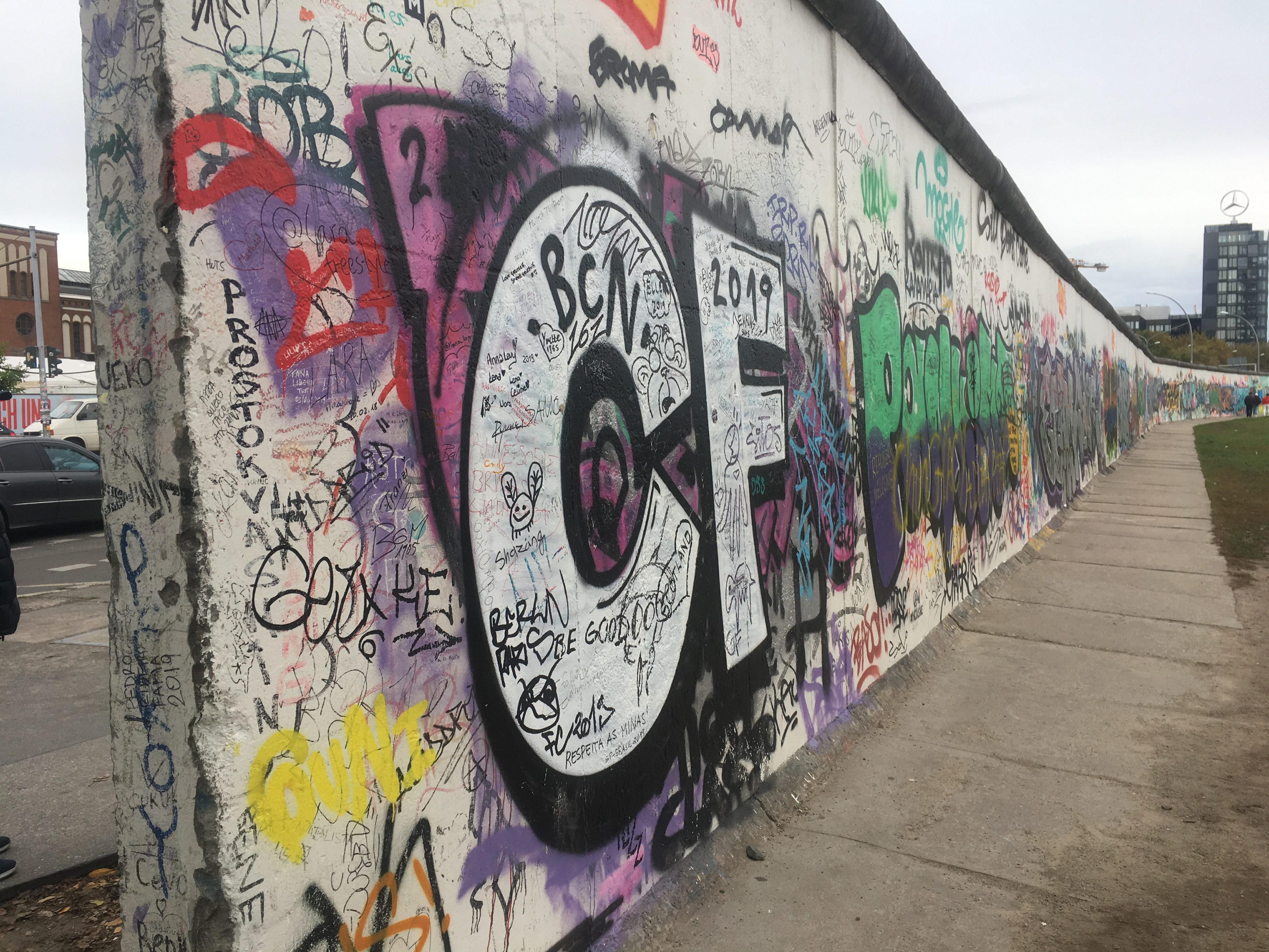 Berlin wall remains art gallery