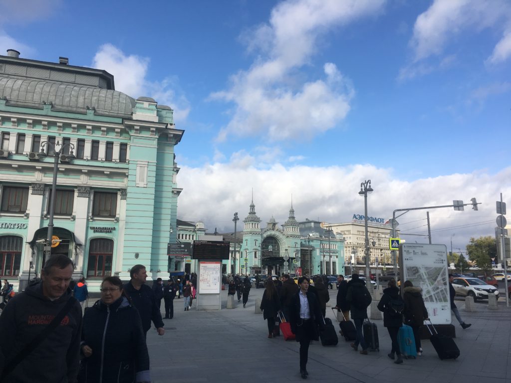Belorussky Railway Station, Moscow - my entry point