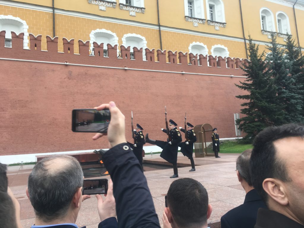 Tomb of the Unknown Soldier by Kremlin Wall - Aleksandrovskly Gardens