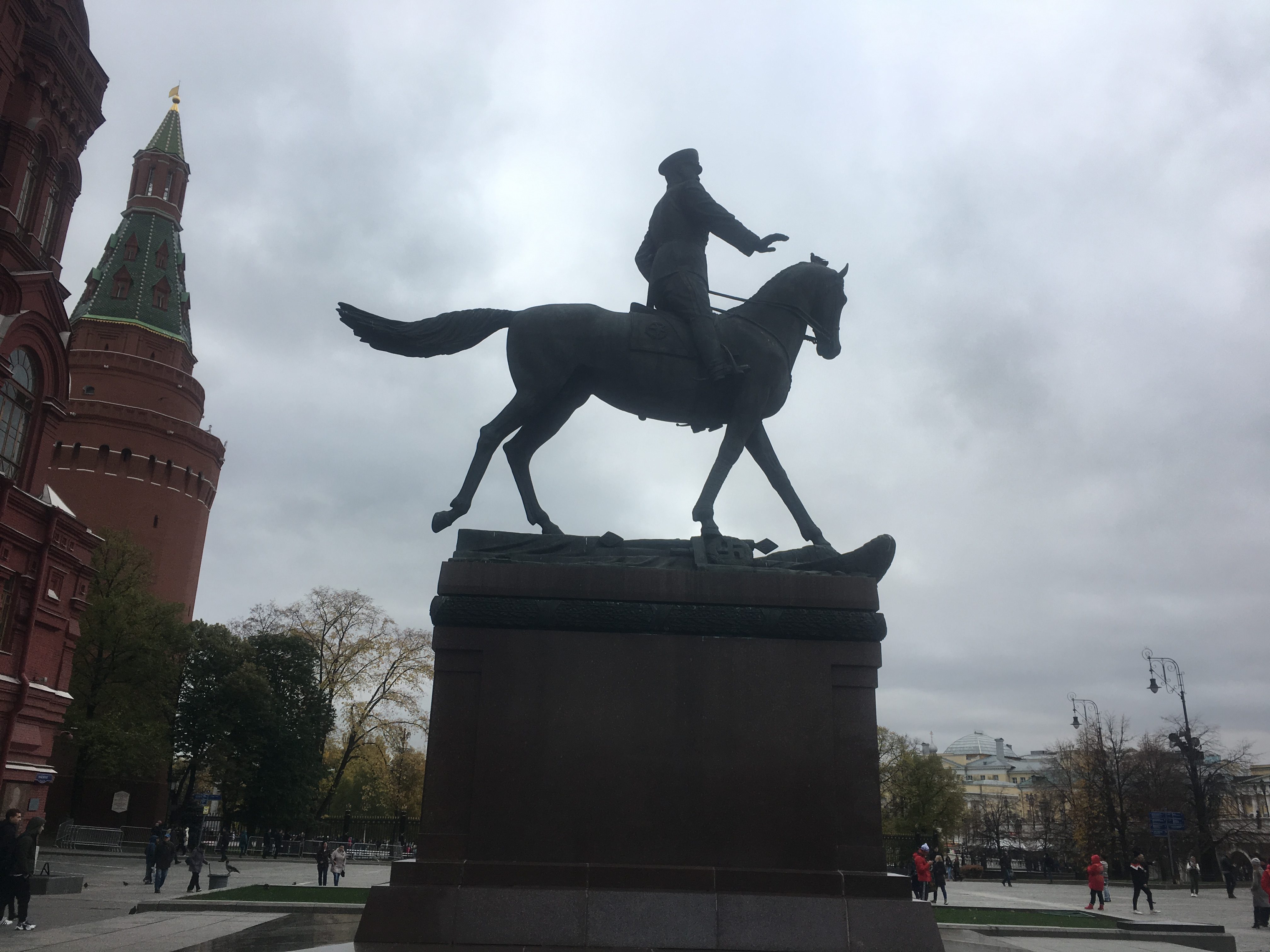 Monument to Marshal Zhukov - Victory Day 1945