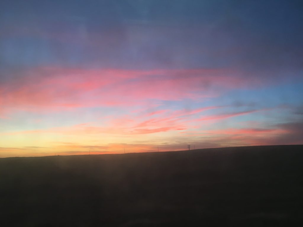 Sunset over Dornogovi - Mongolia