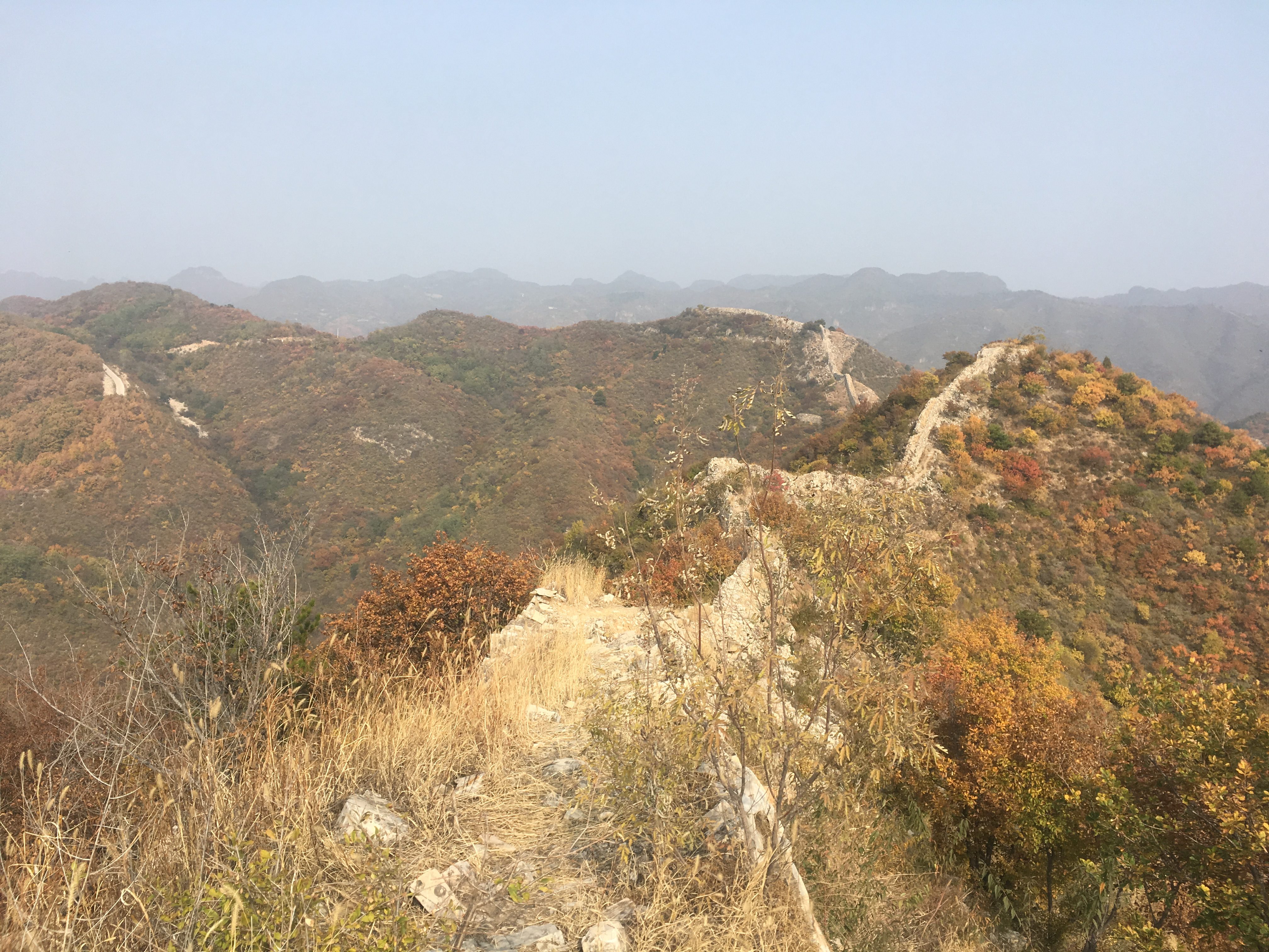 Unrestored Great Wall crumbles slowly away