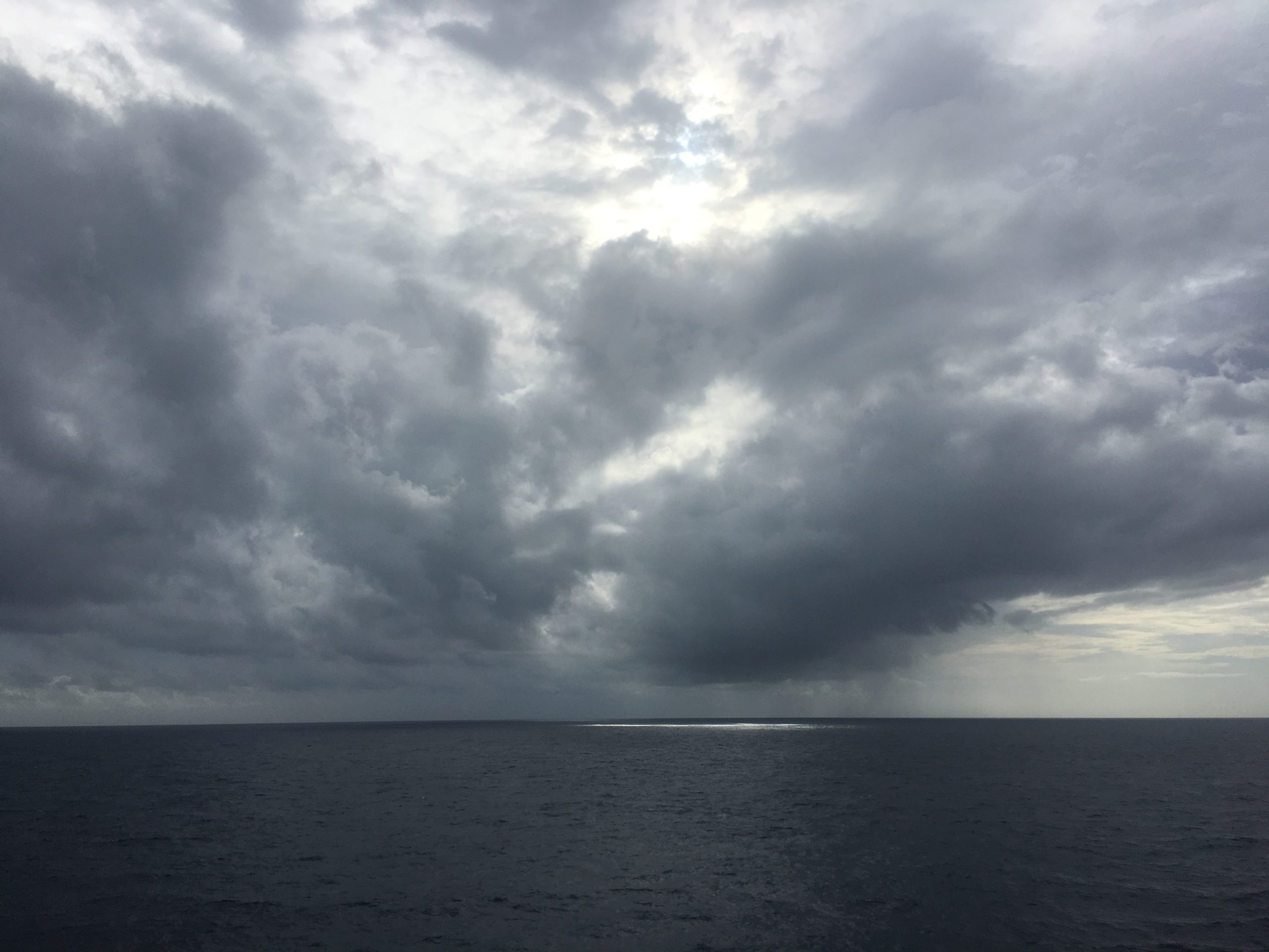 Philippine Sea dramatic clouds