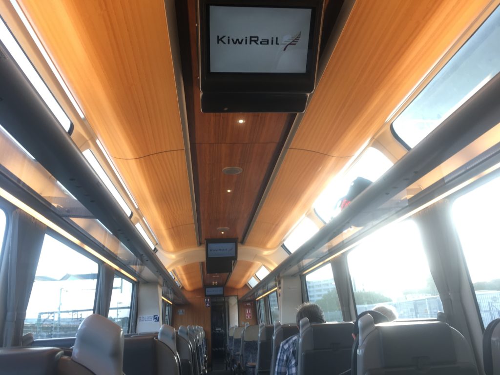 Light and bright carriages on Kiwi Rail