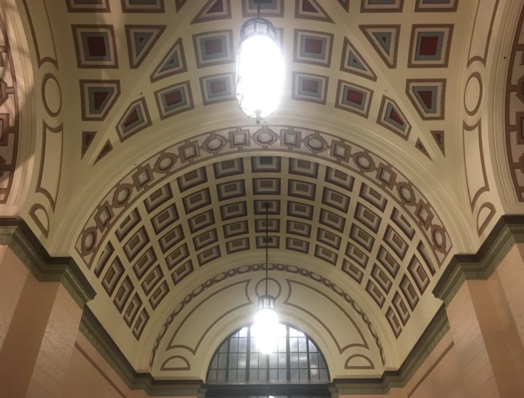 Wellington Train Station ceiling detail