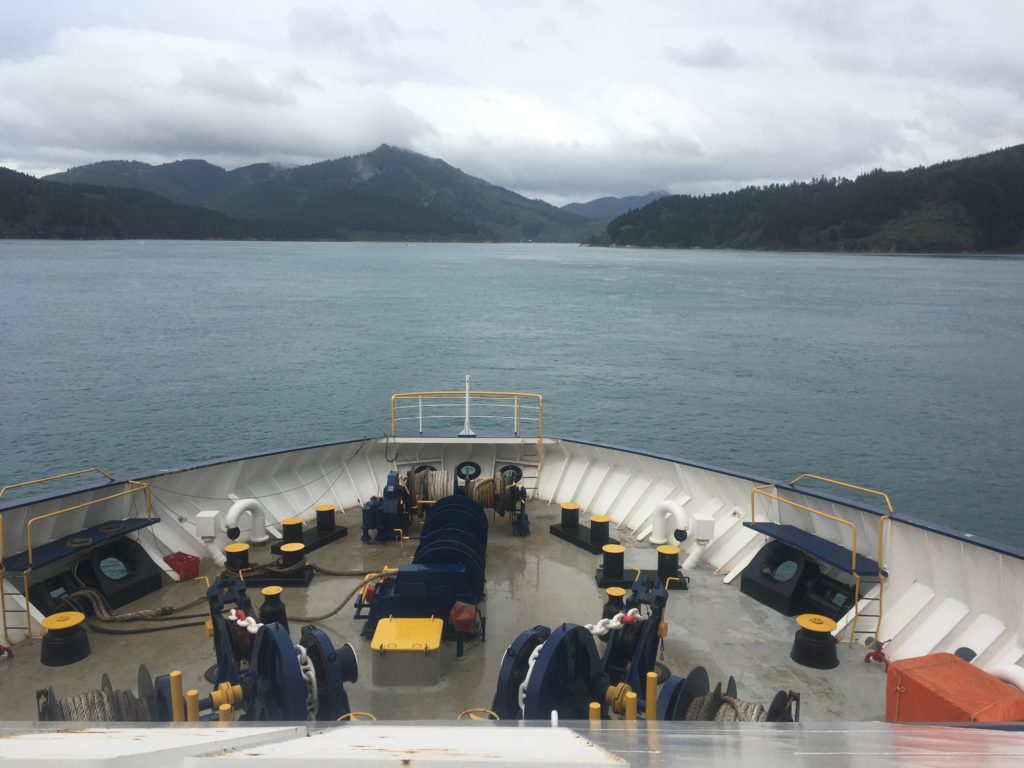 South Island from the Bluebridge Ferry