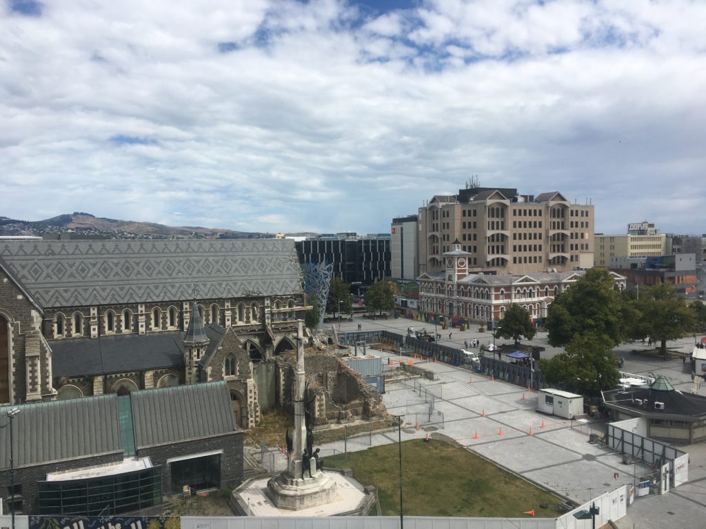 Library POV of Christchurch Cathedral