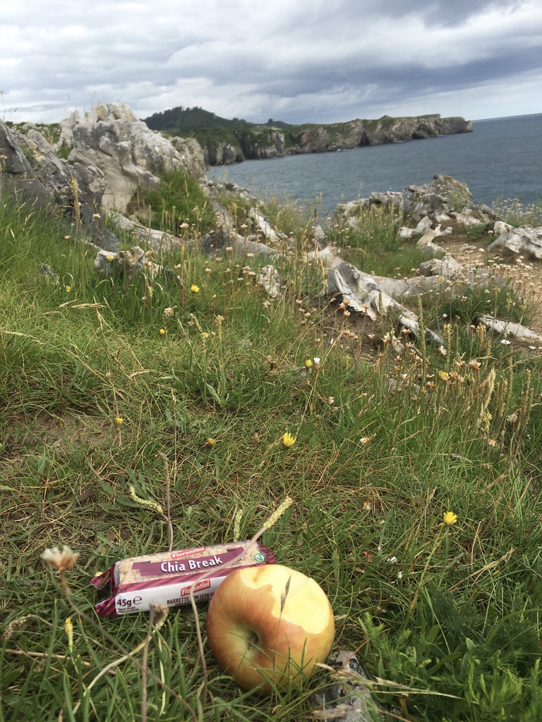 Morning tea on the cliffs - find these snack bars in healthfood stores and farmacias