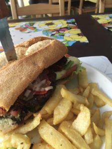 Veggie burger in Santander