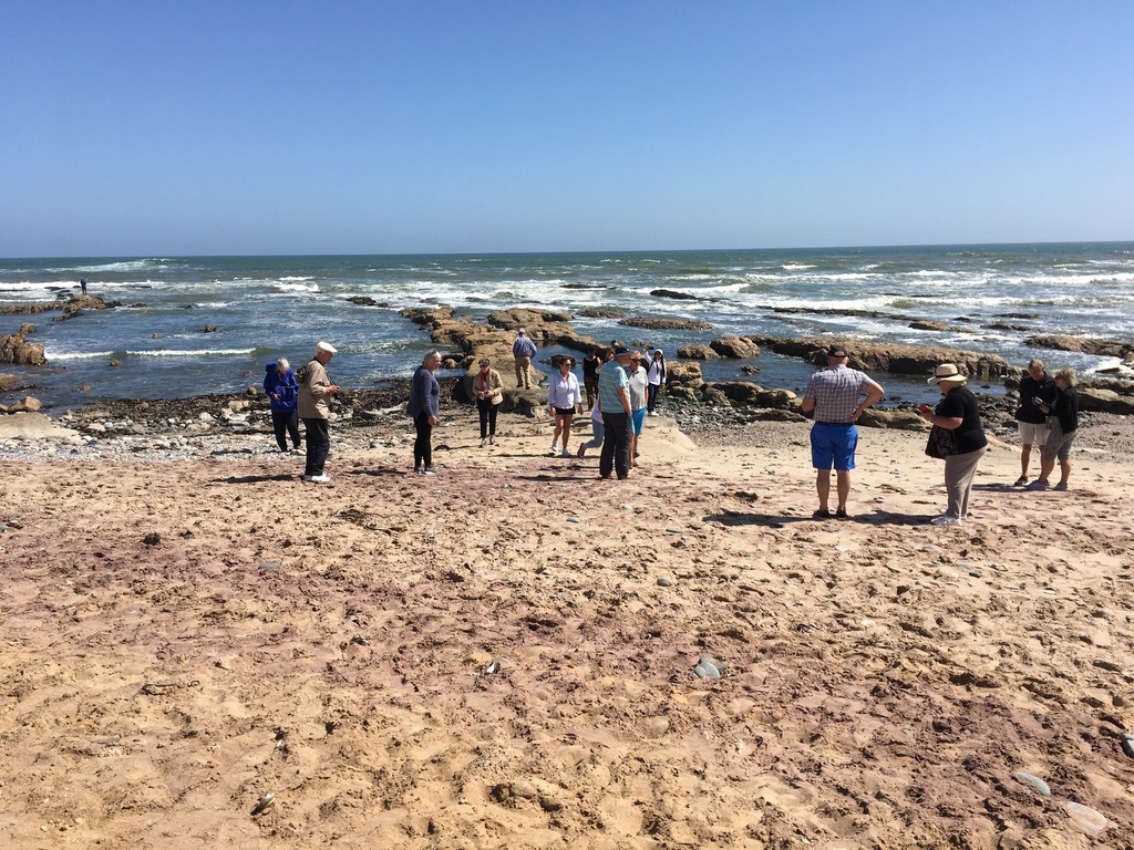 Tourists let loose to photograph the sand of Walvis Bay